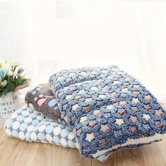 Fleece Dog Blanket Bed Mat