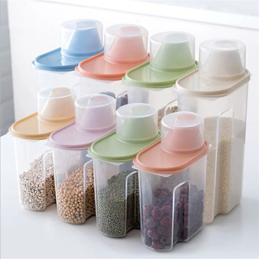 Dog Food Storage with Measuring Cup
